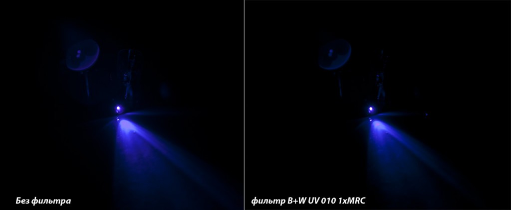 Тест UV-фильтров на отсечение УФ-спектра