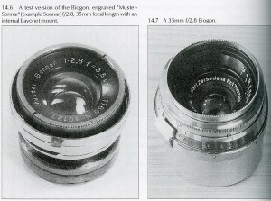 объектив «Biogon» 3,5 см F2.8 для фотоаппарата «Contax»