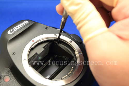 Замена фокусировочного экрана на Canon 5D mark III