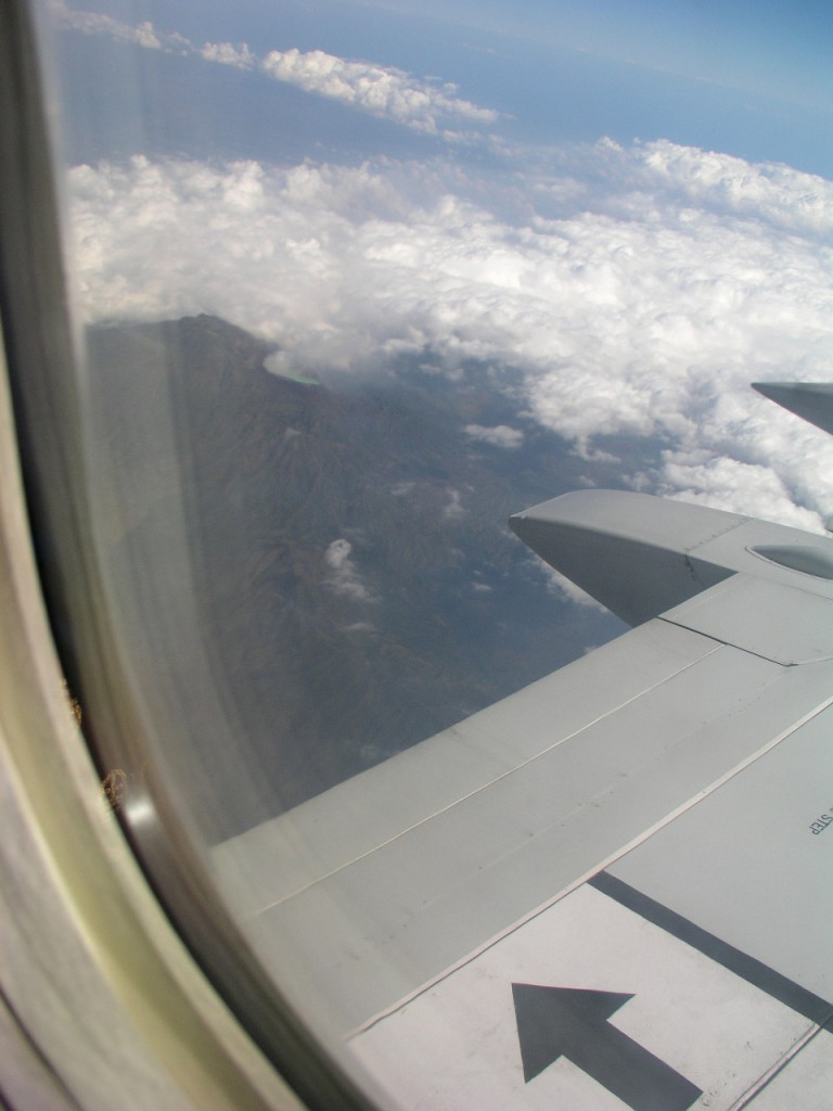 Фотосъемка через иллюминатор самолёта