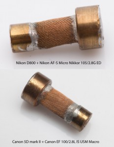Canon EF 100/2.8L IS USM Macro vs Nikon AF-S Micro Nikkor 105/2.8G ED