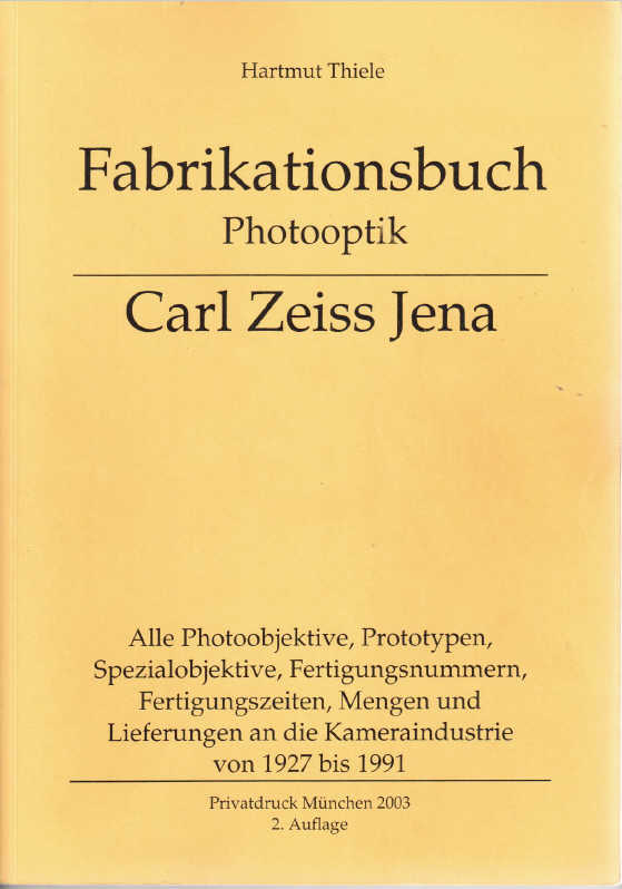 Серийные номера объективов Carl Zeiss