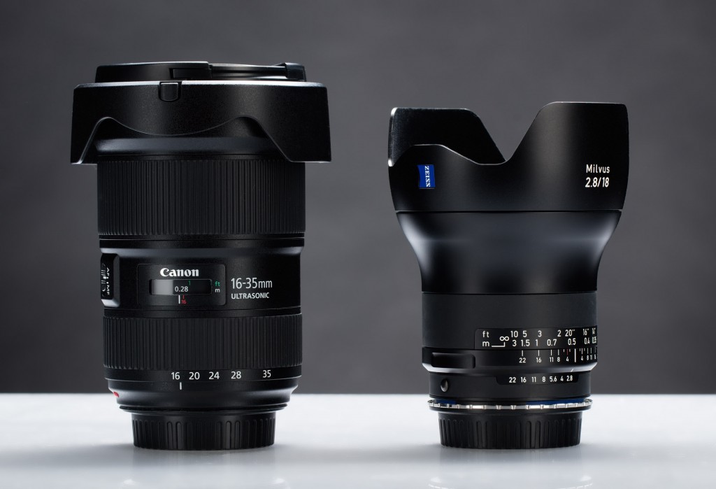 Битва широкоугольных объективов: Canon EF 16-35 mm f/ 2.8 L III USM vs ZEISS Milvus 18/2.8