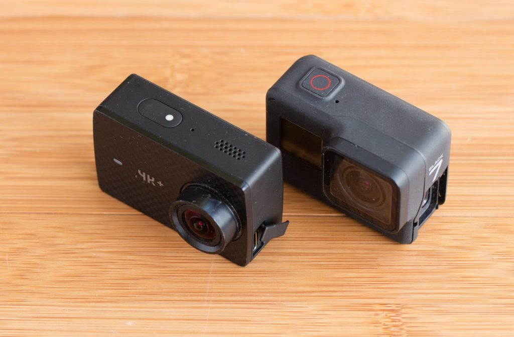 Экшенкамеры: GoPro hero 7 black vs  Xiaomi Yi 4K+. Впечатления от работы, сравнение и возможные проблемы