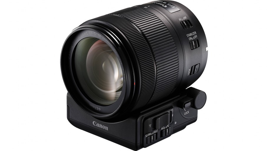 canon pz e1 power zoom adapter with lens