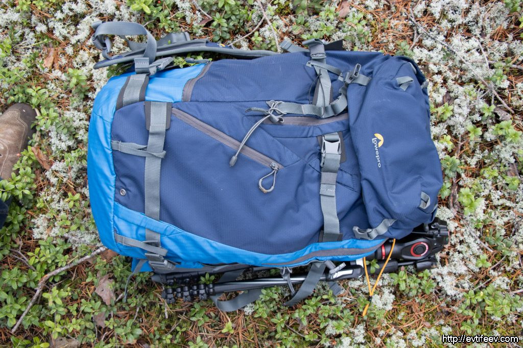 Обзор фоторюкзака Powder Backpack 500 AW – Midnight Blue/Horizon Blue